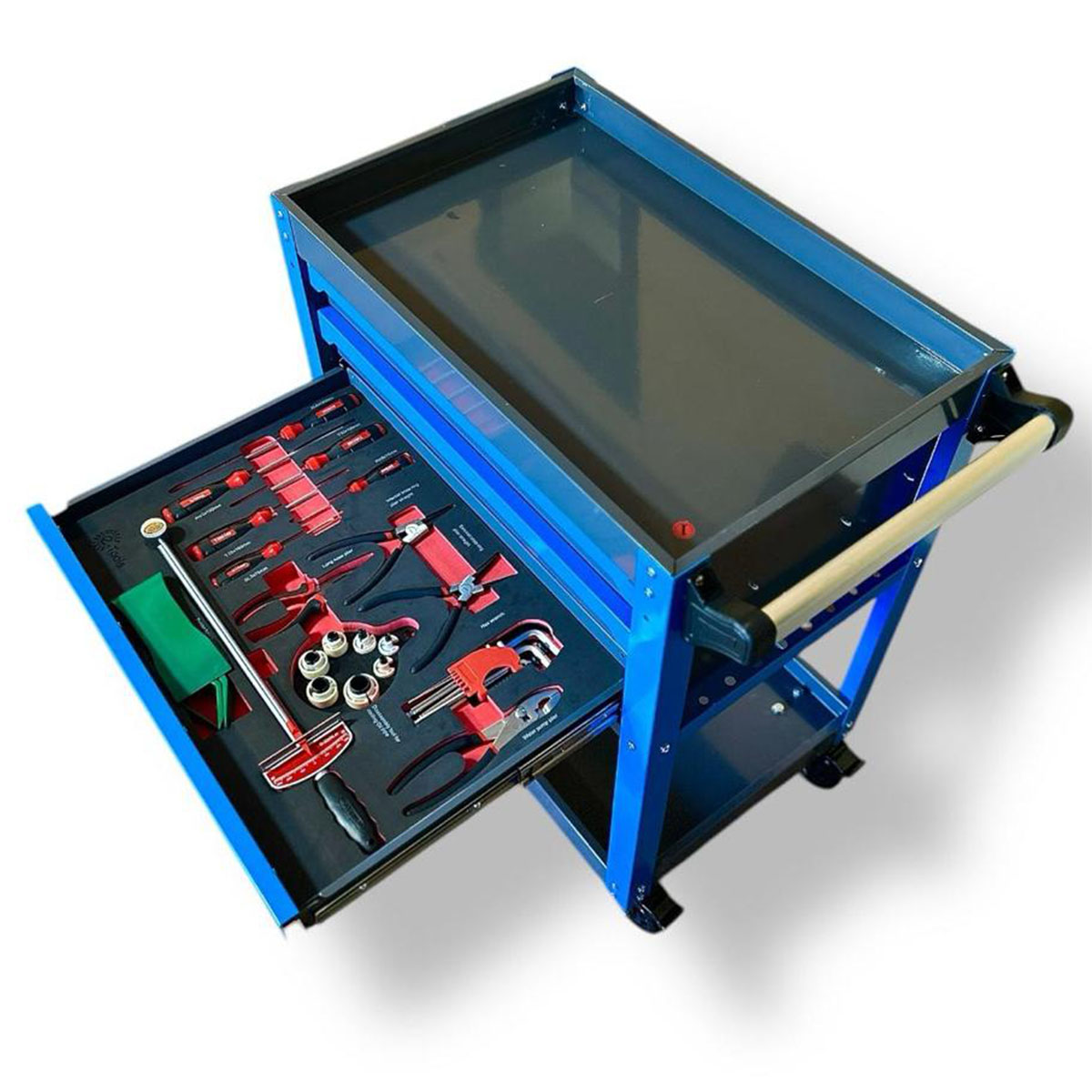 Carro taller 3 cajones 158 piezas-Carro Taller-Multishop Uruguay