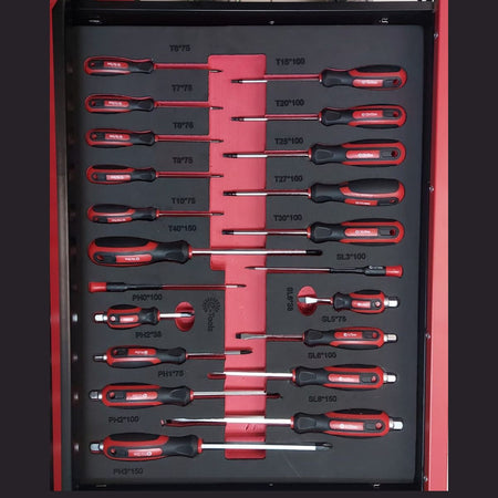 Carro Taller Con 7 Cajones 245 Piezas-Carro Taller-Multishop Uruguay