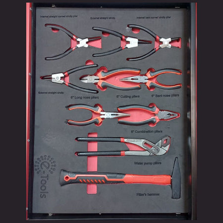 Carro Taller Con 7 Cajones 245 Piezas-Carro Taller-Multishop Uruguay