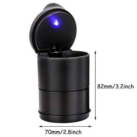 Cenicero de auto con luz led universal para Posa Vaso-Accesorios-Multishop Uruguay