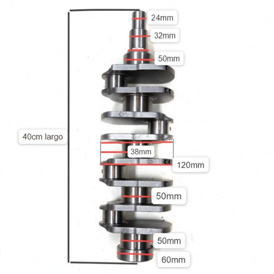 Cigueñal Dfm/Dfsk/Chana 1000 Motor F10A-Cigueñal-Multishop Uruguay