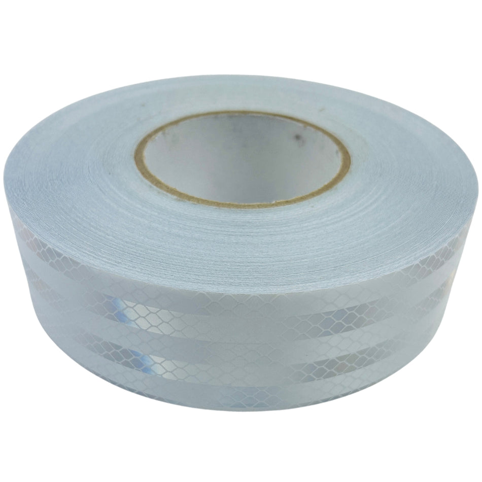 Cinta Reflectiva Blanca Rollo 5 cm x 45 mts-Cintas-Multishop Uruguay