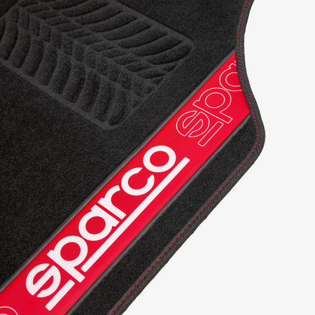 Combo Alfombras y Cubreasientos Pick Up Sparco Rojo-Combos Accesorios-Multishop Uruguay
