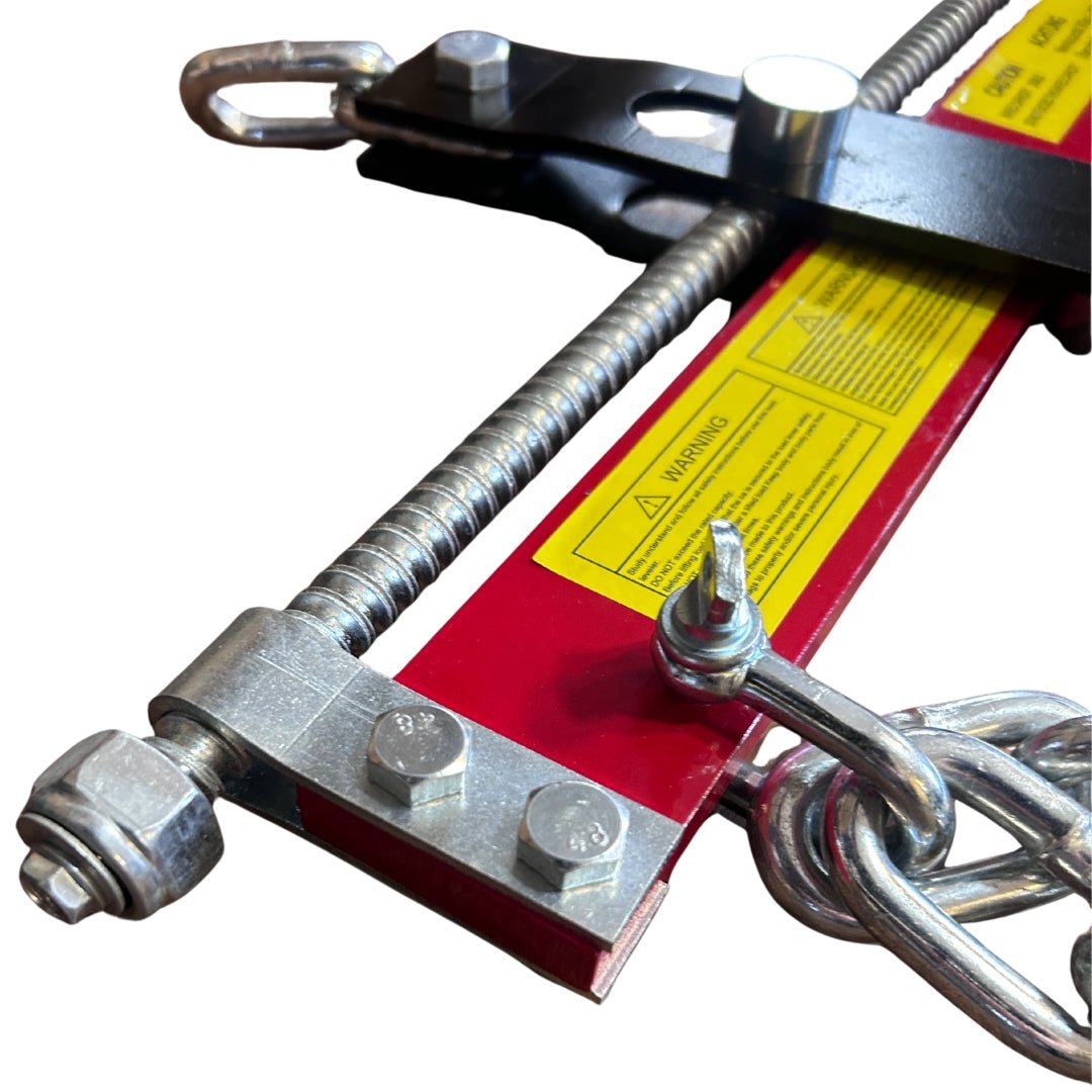 Combo Grúa Pluma Hidráulica 2T + Nivelador Motor 900 kg-Combos Herramientas-Multishop Uruguay