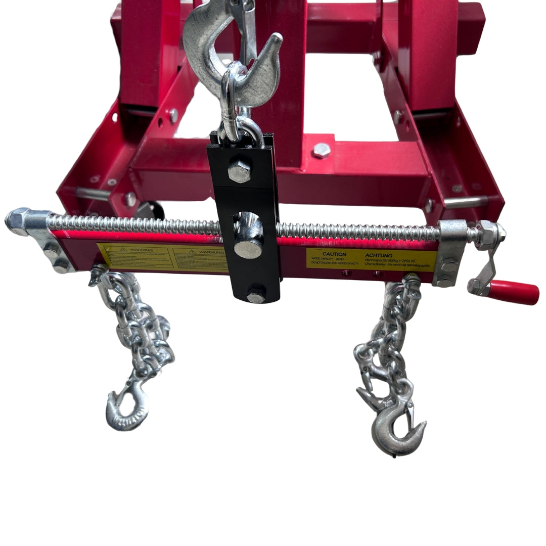 Combo Grúa Pluma Hidráulica 2T + Nivelador Motor 900 kg-Combos Herramientas-Multishop Uruguay