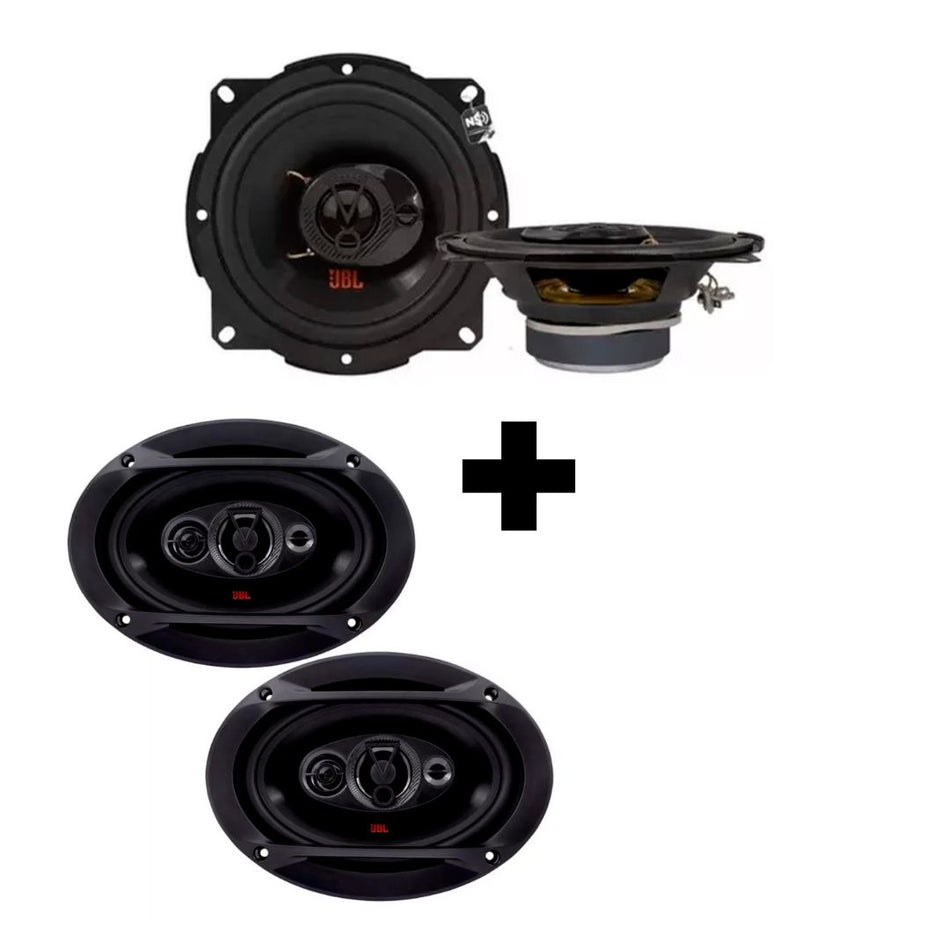 Combo Parlantes Jbl 5 Pulgadas + 6x9 Pulgadas-Combos Audio-Multishop Uruguay