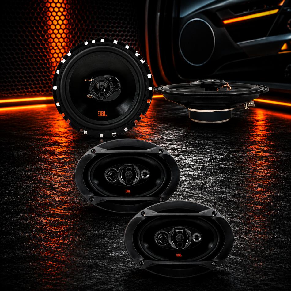 Combo Parlantes JBL 6 Pulgadas + 6x9 Pulgadas-Combos Audio-Multishop Uruguay