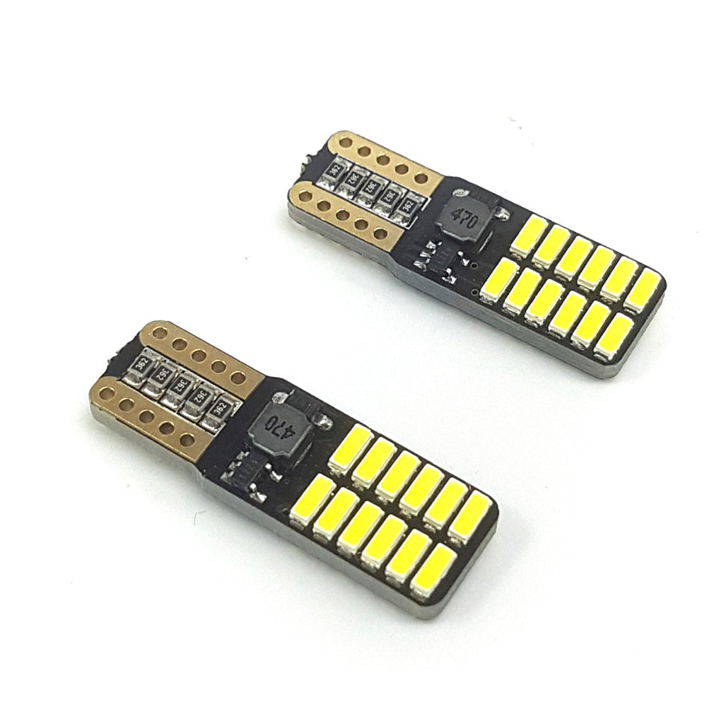 Combo Puños + Posapies Protaper Azul + 2 Lámparas T10 24 Led-Combos Motos-Multishop Uruguay