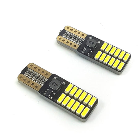 Combo Puños + Posapies Protaper Azul + 2 Lámparas T10 24 Led-Combos Motos-Multishop Uruguay