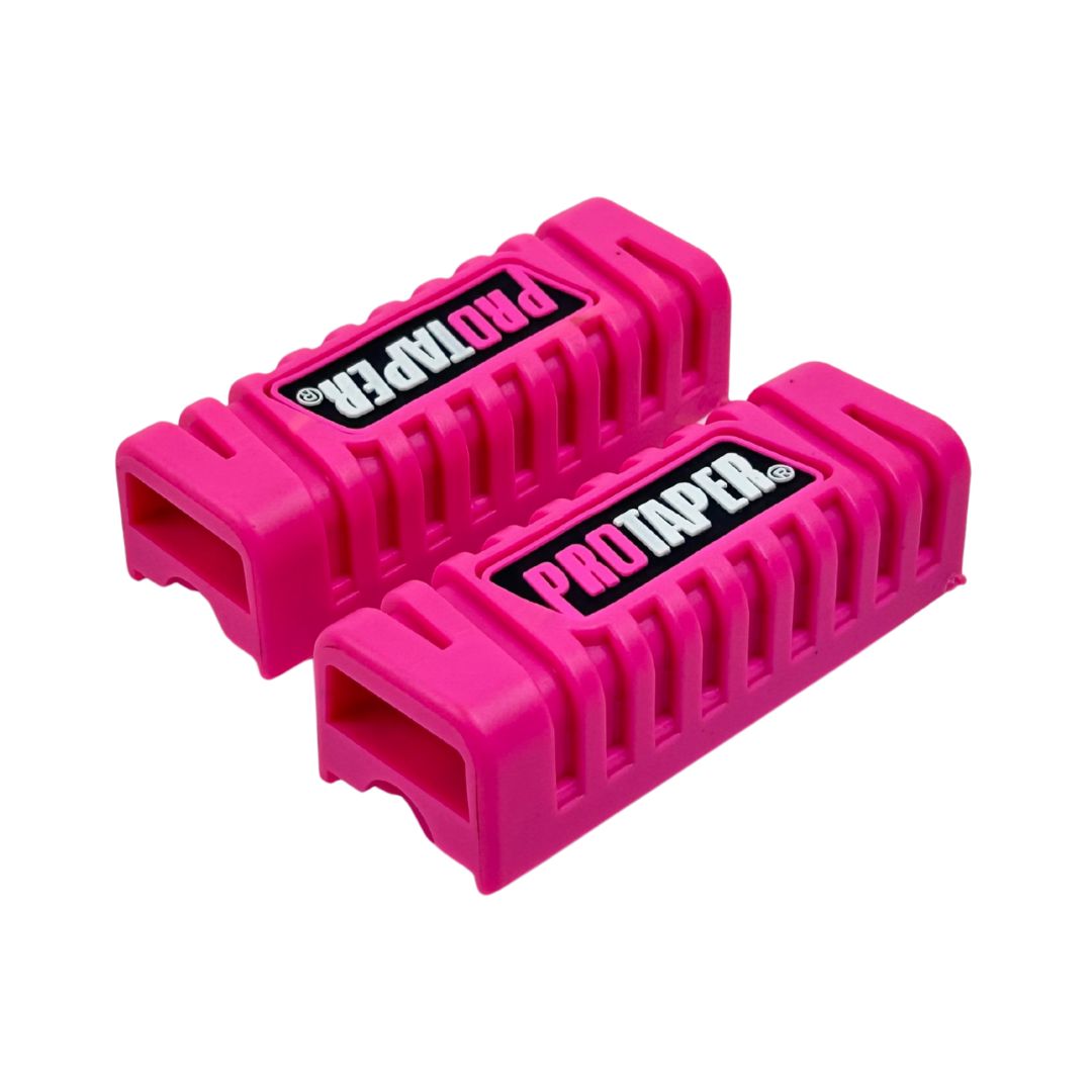 Combo Puños + Posapies Protaper Rosado + 2 Lámparas T10 24 Led-Combos Motos-Multishop Uruguay