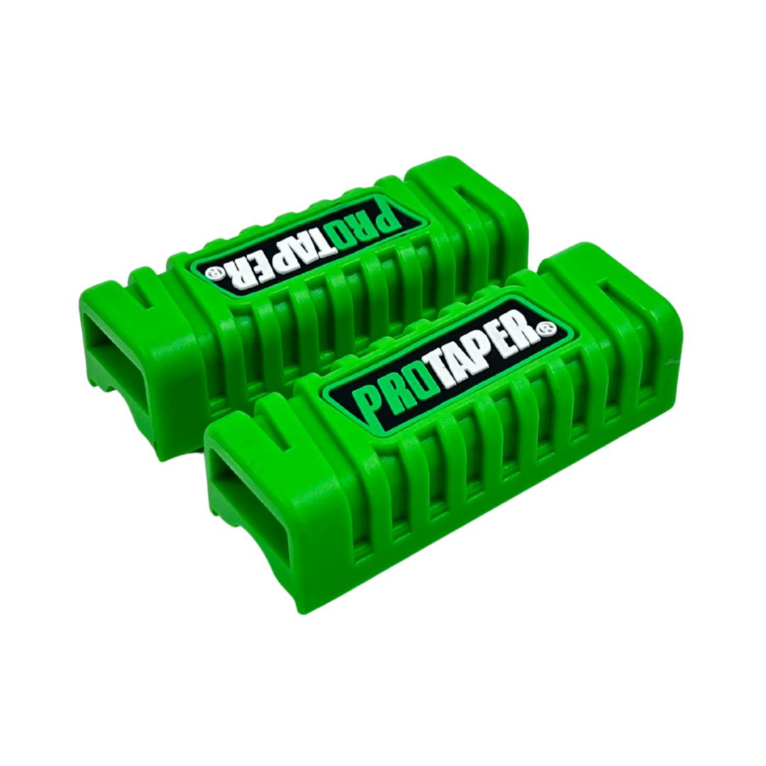 Combo Puños + Posapies Protaper Verde + 2 Lámparas T10 24 Led-Combos Motos-Multishop Uruguay
