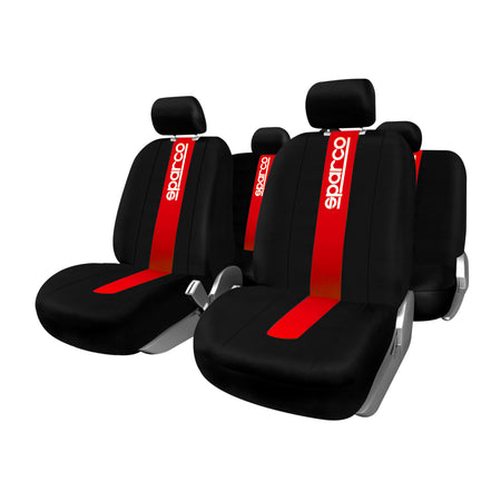 Combo Sparco - Alfombras + Cubreasientos + Cubrevolante Universal-Combos Accesorios-Multishop Uruguay