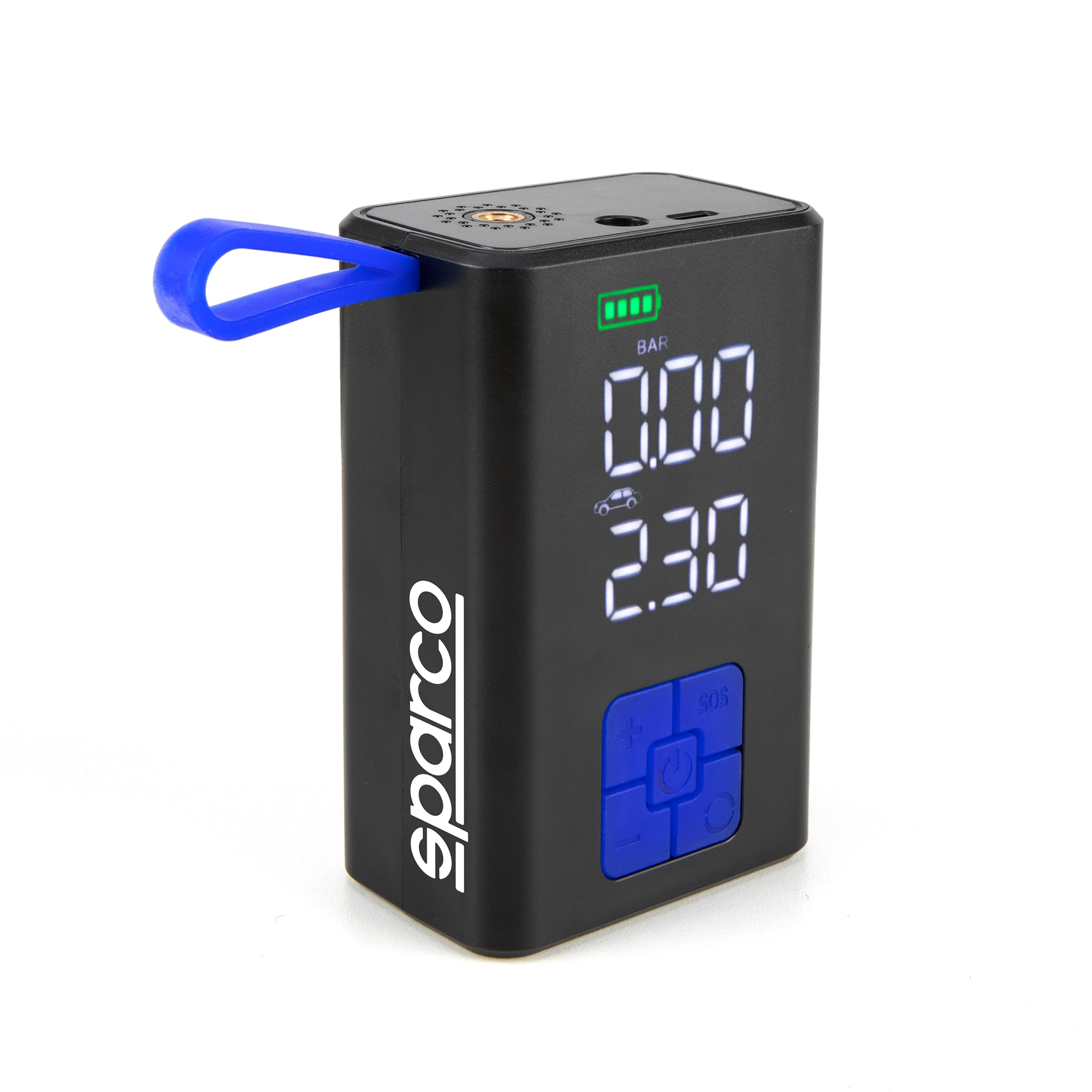 Compresor de Aire Portátil Sparco Digital Inalámbrico 150 PSI-Infladores-Multishop Uruguay