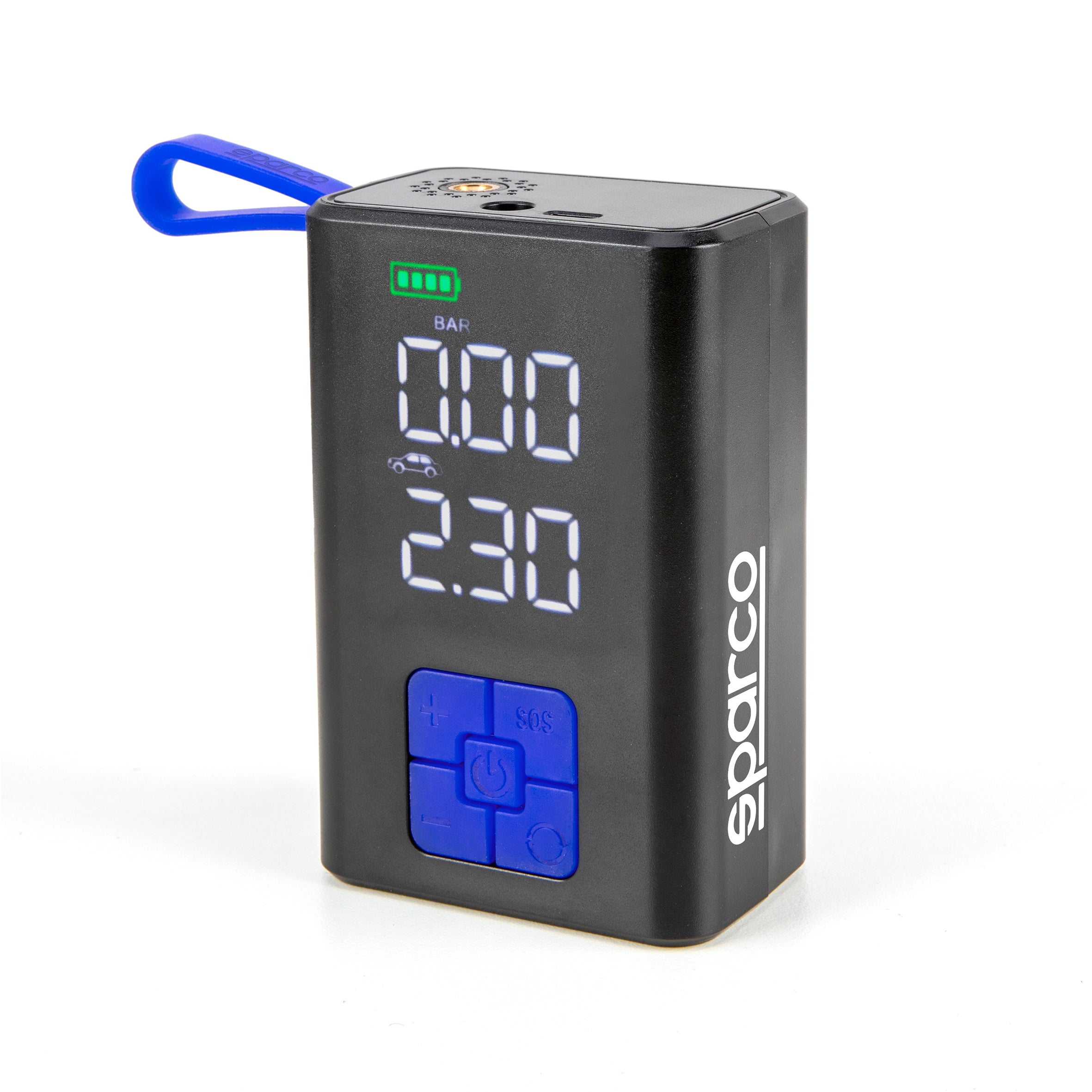 Compresor de Aire Portátil Sparco Digital Inalámbrico 150 PSI-Infladores-Multishop Uruguay