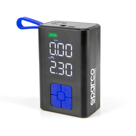 Compresor de Aire Portátil Sparco Digital Inalámbrico 150 PSI-Infladores-Multishop Uruguay