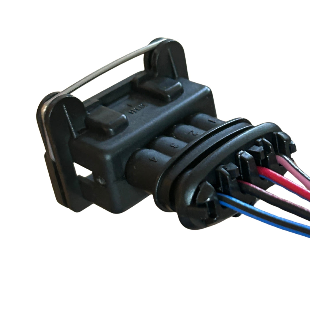 Conector Bobina Encendido 4 Pines VW Audi Fox Vento Jetta-Enchufes-Multishop Uruguay