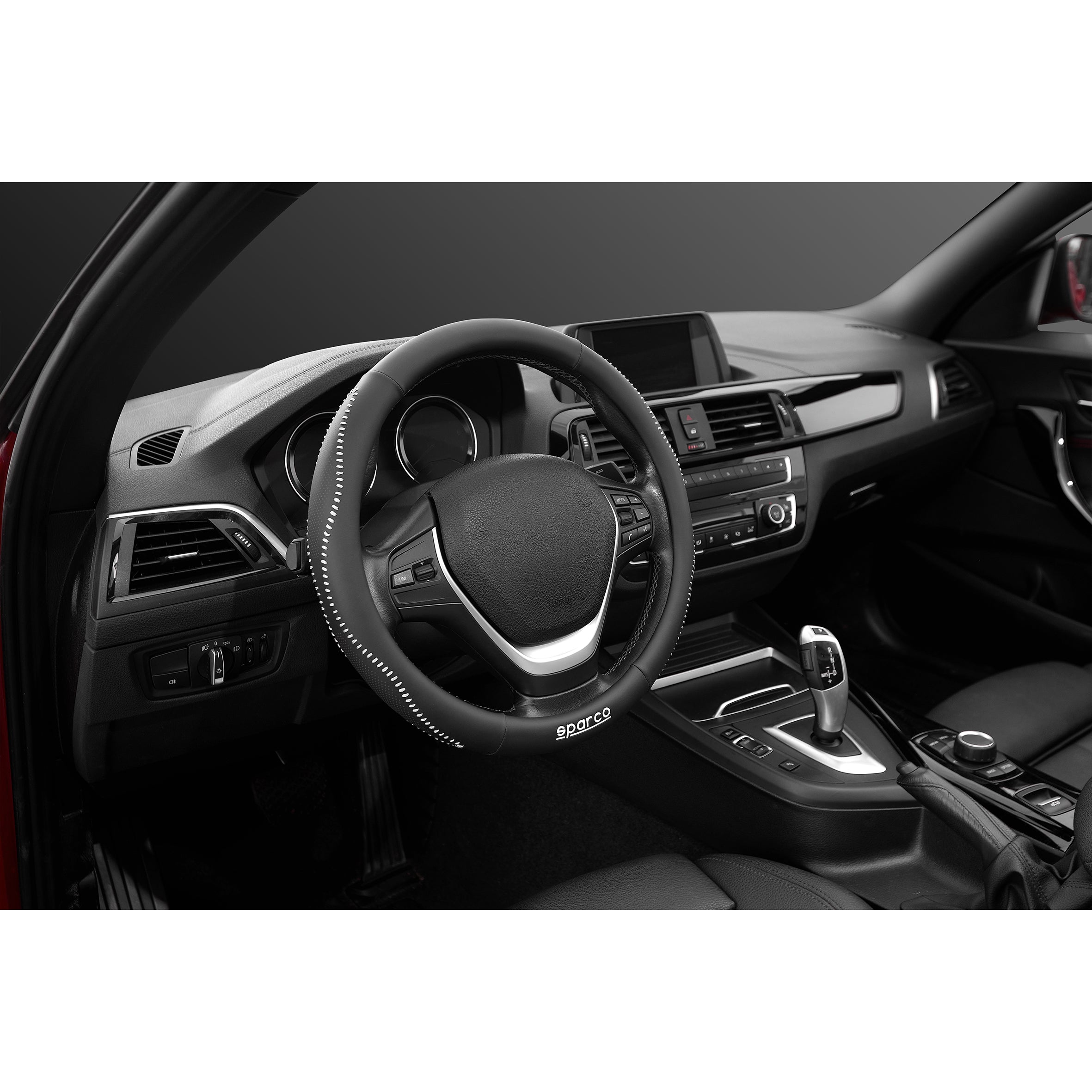 Cubre Volante Sparco Deportivo 38 cm Universal-Cubrevolantes-Multishop Uruguay