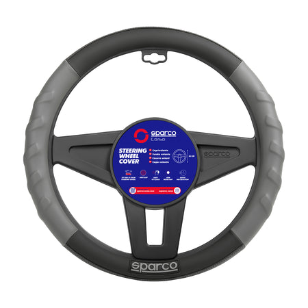 Cubre Volante Sparco Deportivo 38 cm Universal-Cubrevolantes-Multishop Uruguay