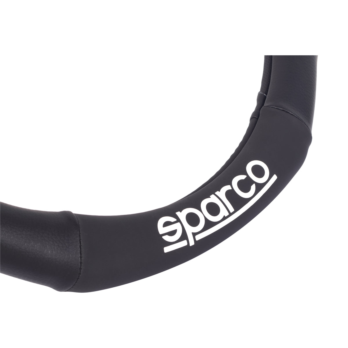 Cubre Volante Sparco Tipo D Universal 37,5 cm Negro-Cubrevolantes-Multishop Uruguay