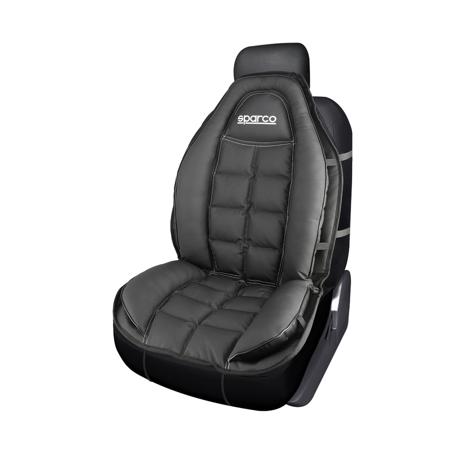 Cubreasiento Deportivo Sparco PU Universal Memory Foam-Cubreasientos Universales-Multishop Uruguay