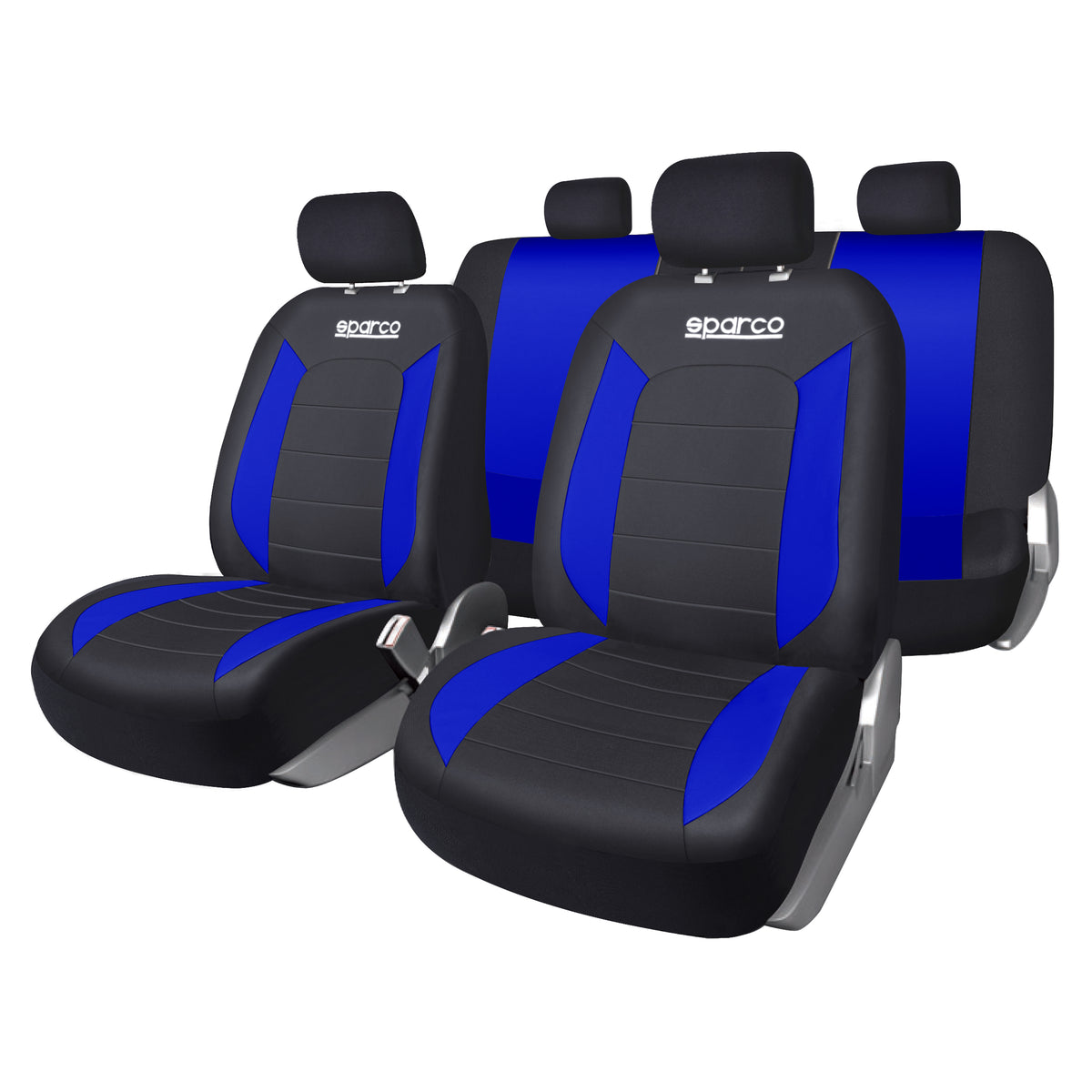 Cubreasientos Sparco Deportivo Universal 9 Piezas-Cubreasientos Universales-Multishop Uruguay