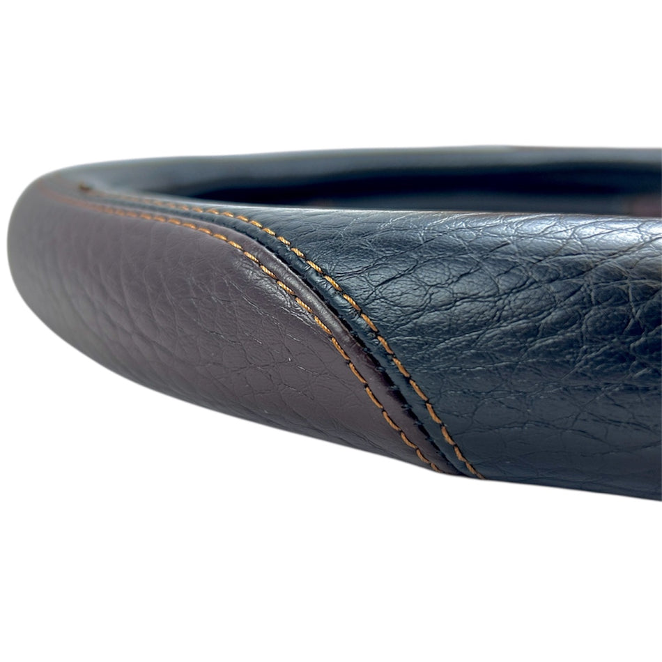 Cubrevolante Safari Negro Con Marron Universal-Cubrevolantes-Multishop Uruguay