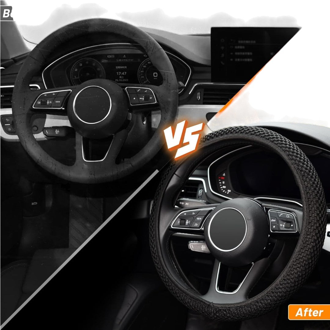 Cubrevolante Universal Elastico Tela-Cubrevolantes-Multishop Uruguay