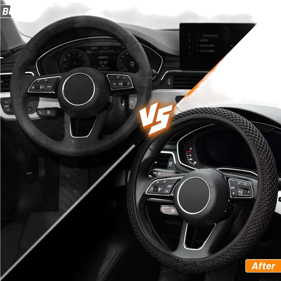 Cubrevolante Universal Elastico Tela-Cubrevolantes-Multishop Uruguay