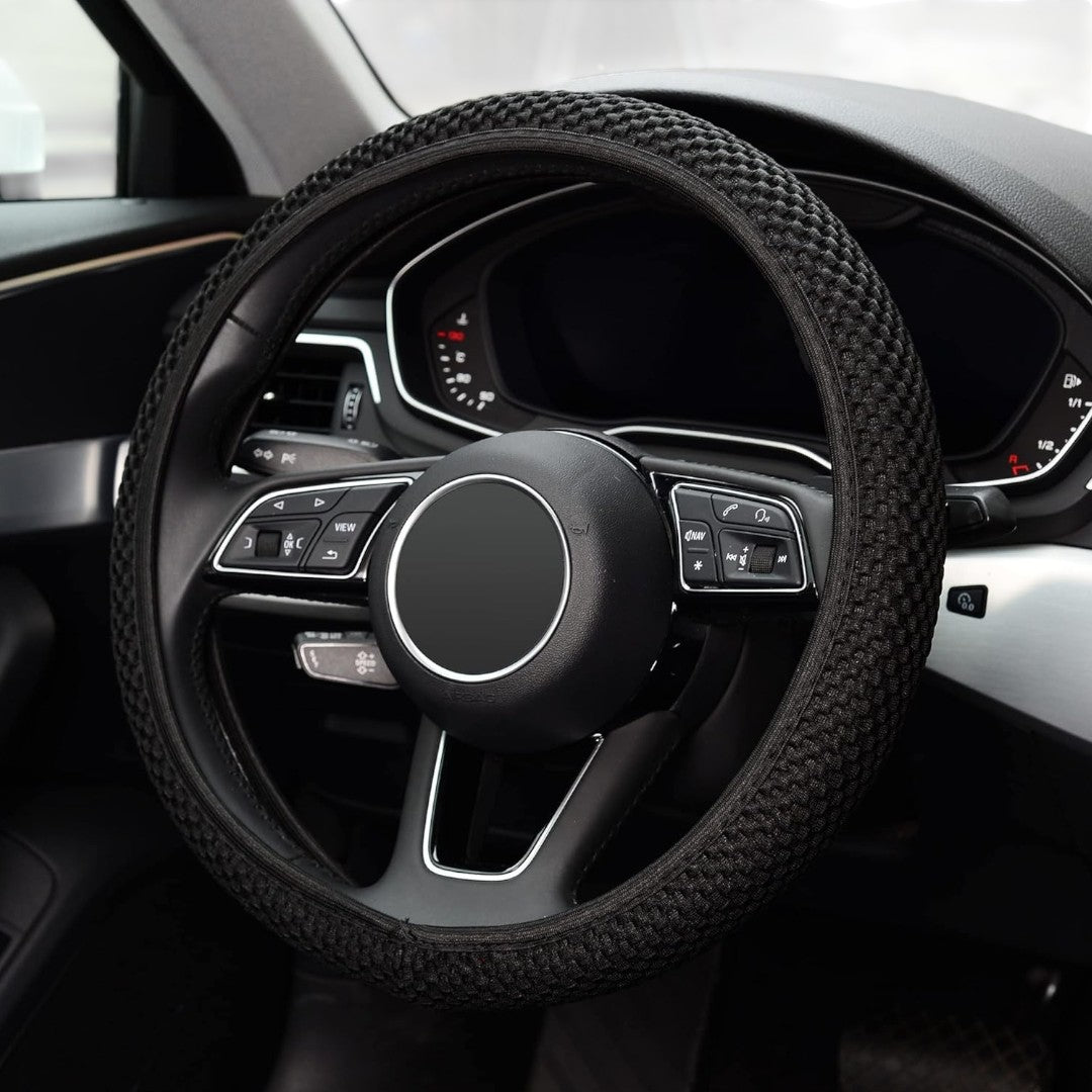 Cubrevolante Universal Elastico Tela-Cubrevolantes-Multishop Uruguay