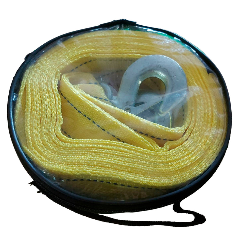 Cuerda De Remolque 3.5 Metros Con Ganchos-Cintas Amarre-Multishop Uruguay