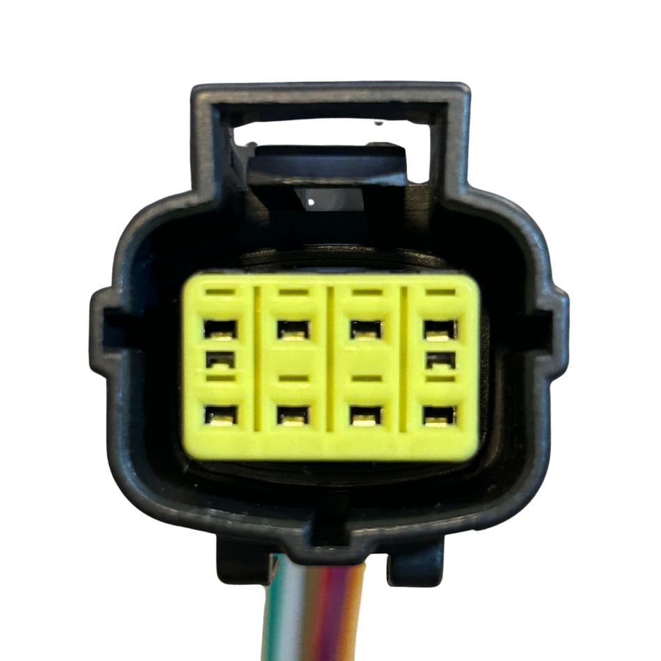 Enchufe hembra 8 vías arnés automotriz sellado-Enchufes-Multishop Uruguay