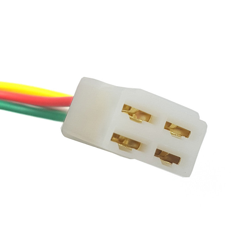 Enchufe Hembra Universal 4 Terminales x2 Un-Portalamparas Y Terminales-Multishop Uruguay