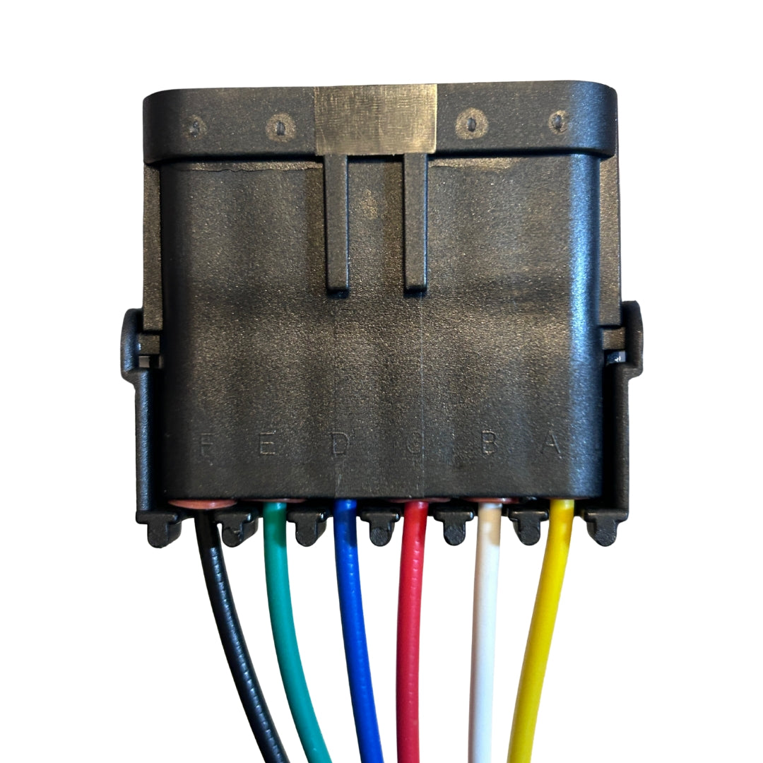 Enchufe macho 6 vías LH-395 para cableado automotriz-Enchufes-Multishop Uruguay