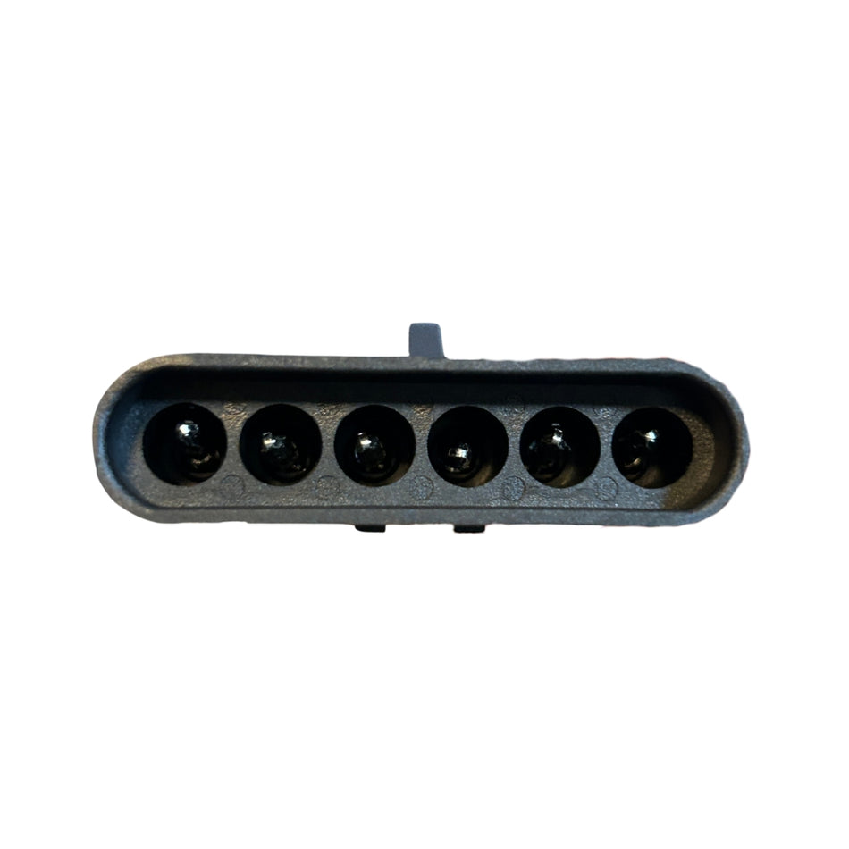 Enchufe macho 6 vías LH-395 para cableado automotriz-Enchufes-Multishop Uruguay