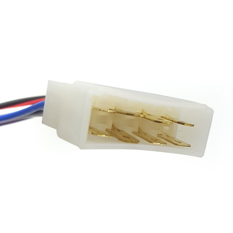 Enchufe Macho Universal 8 Terminales x2 Un-Portalamparas Y Terminales-Multishop Uruguay