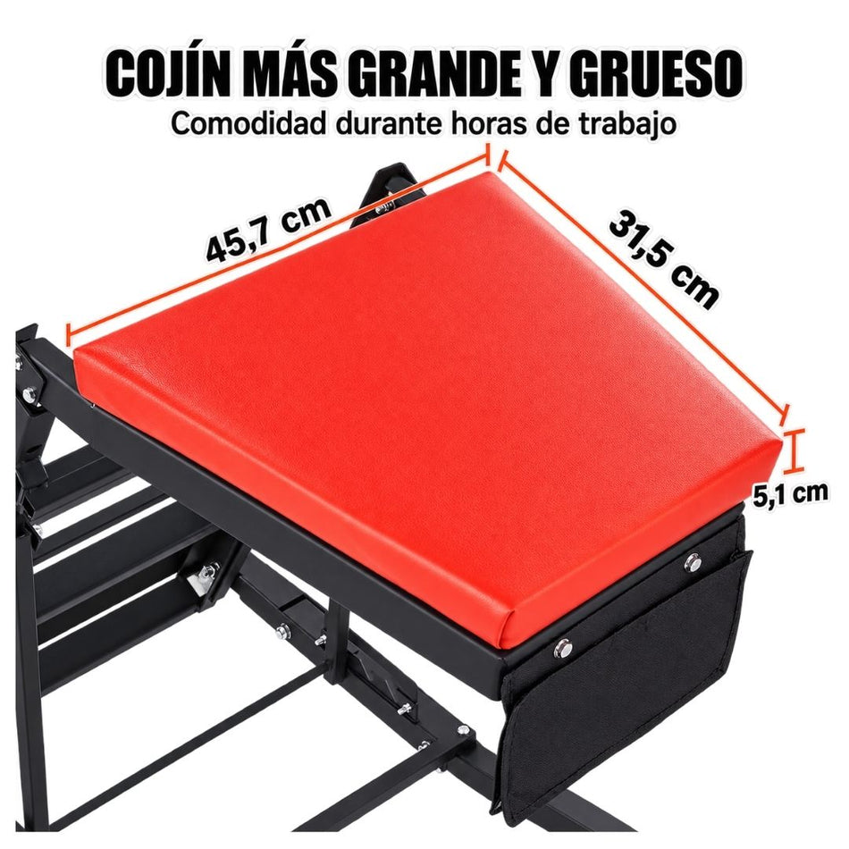 Escalera Plegable con Banco Regulable para Taller-Taller-Multishop Uruguay