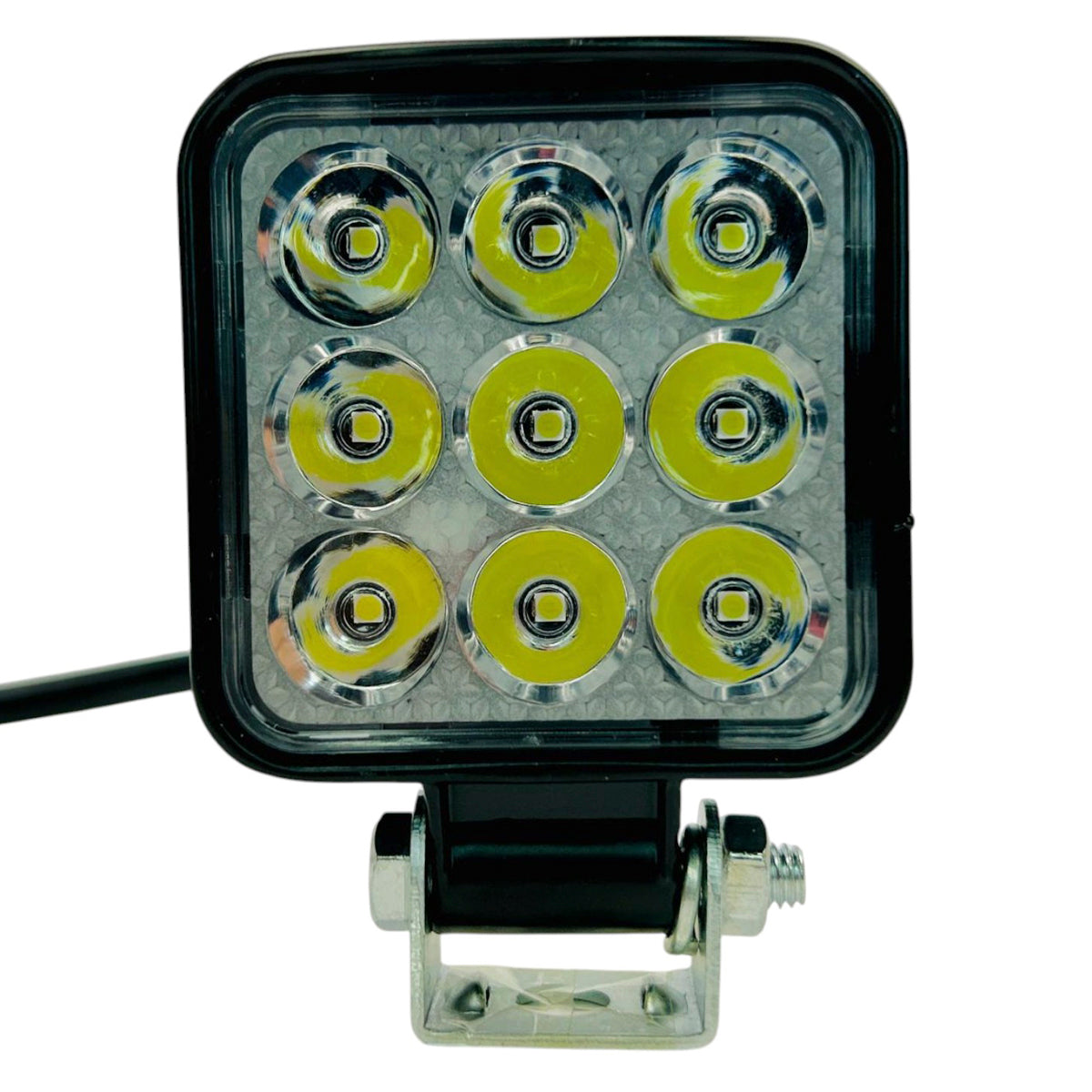 Faro Caminero 9 LED 27W 12/24V Compacto y Potente-Faro Caminero-Multishop Uruguay