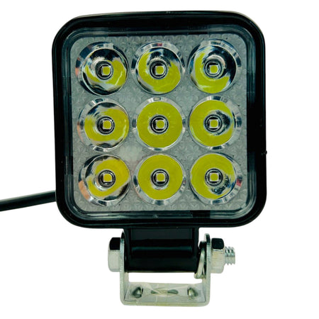 Faro Caminero 9 LED 27W 12/24V Compacto y Potente-Faro Caminero-Multishop Uruguay