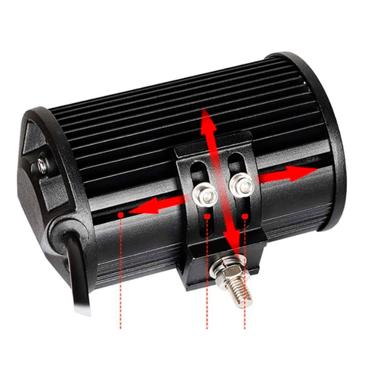 Faro Caminero LED 72W 4” IP67 para SUV y Camiones-Faro Caminero-Multishop Uruguay