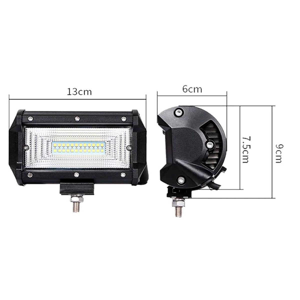 Faro Caminero LED 72W 4” IP67 para SUV y Camiones-Faro Caminero-Multishop Uruguay