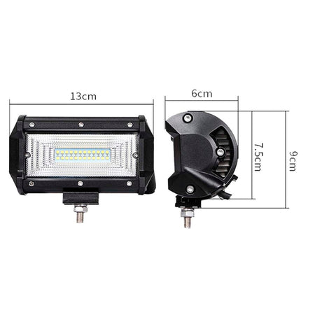 Faro Caminero LED 72W 4” IP67 para SUV y Camiones-Faro Caminero-Multishop Uruguay