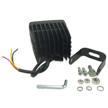 Faro Caminero LED Blanco Ámbar Flash 10-30V 8 cm-Faro Caminero-Multishop Uruguay