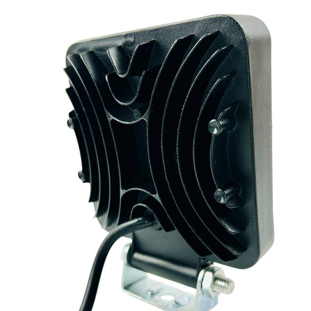 Faro Caminero LED Cuadrado 20W 12/24V con Flash-Faro Caminero-Multishop Uruguay