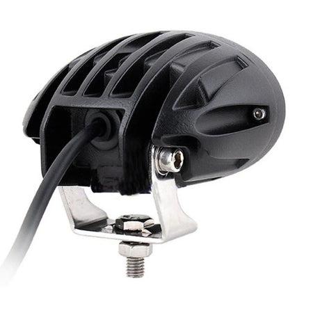 Faro Caminero LED Ovalado 20W Blanco y Ámbar 12/24V-Faro Caminero-Multishop Uruguay