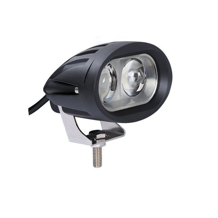 Faro Caminero LED Ovalado 20W Blanco y Ámbar 12/24V-Faro Caminero-Multishop Uruguay