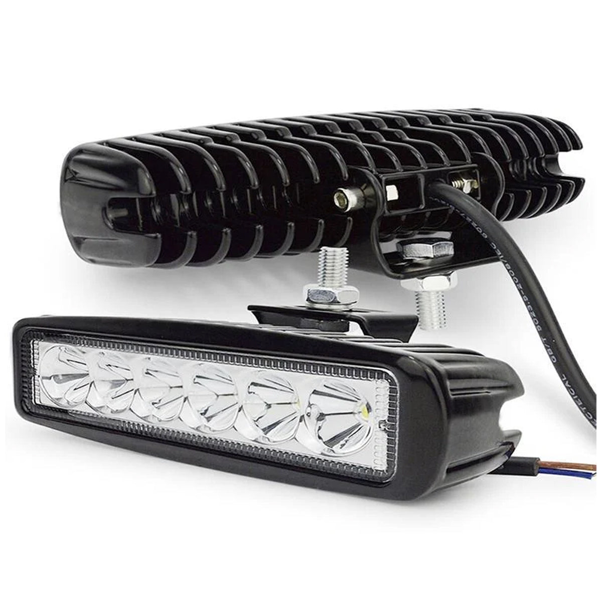 Faro Caminero Rectangular 6 Led 18W-Faro Caminero-Multishop Uruguay