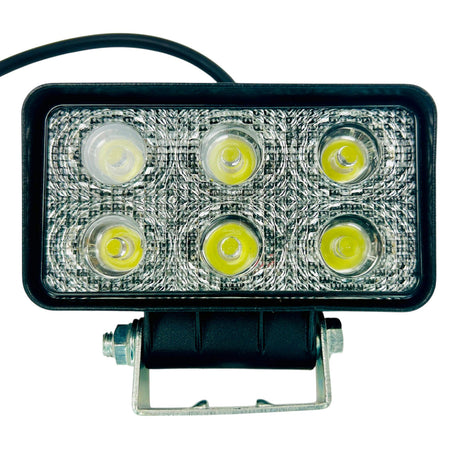 Faro Caminero Rectangular 6 Led 18W-Faro Caminero-Multishop Uruguay
