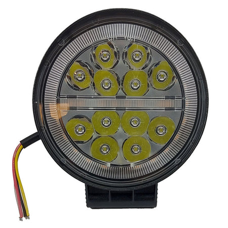 Faro Caminero Redondo 12W Ojo Angel/Strobo-Faro Caminero-Multishop Uruguay