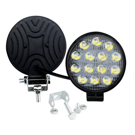 Faro Caminero Redondo 14 Led 42W-Faro Caminero-Multishop Uruguay