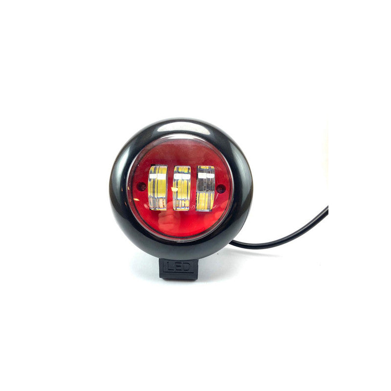 Faro Caminero Redondo 3 Led-Faro Caminero-Multishop Uruguay